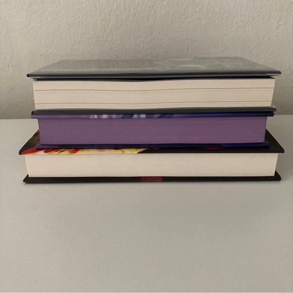 3 SIGNED OwlCrate Books Threads that Bind Sweet & Bitter Magic Together we Burn - Picture 13 of 13